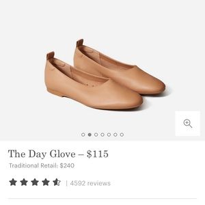 Everlane Day Glove flats - Caramel